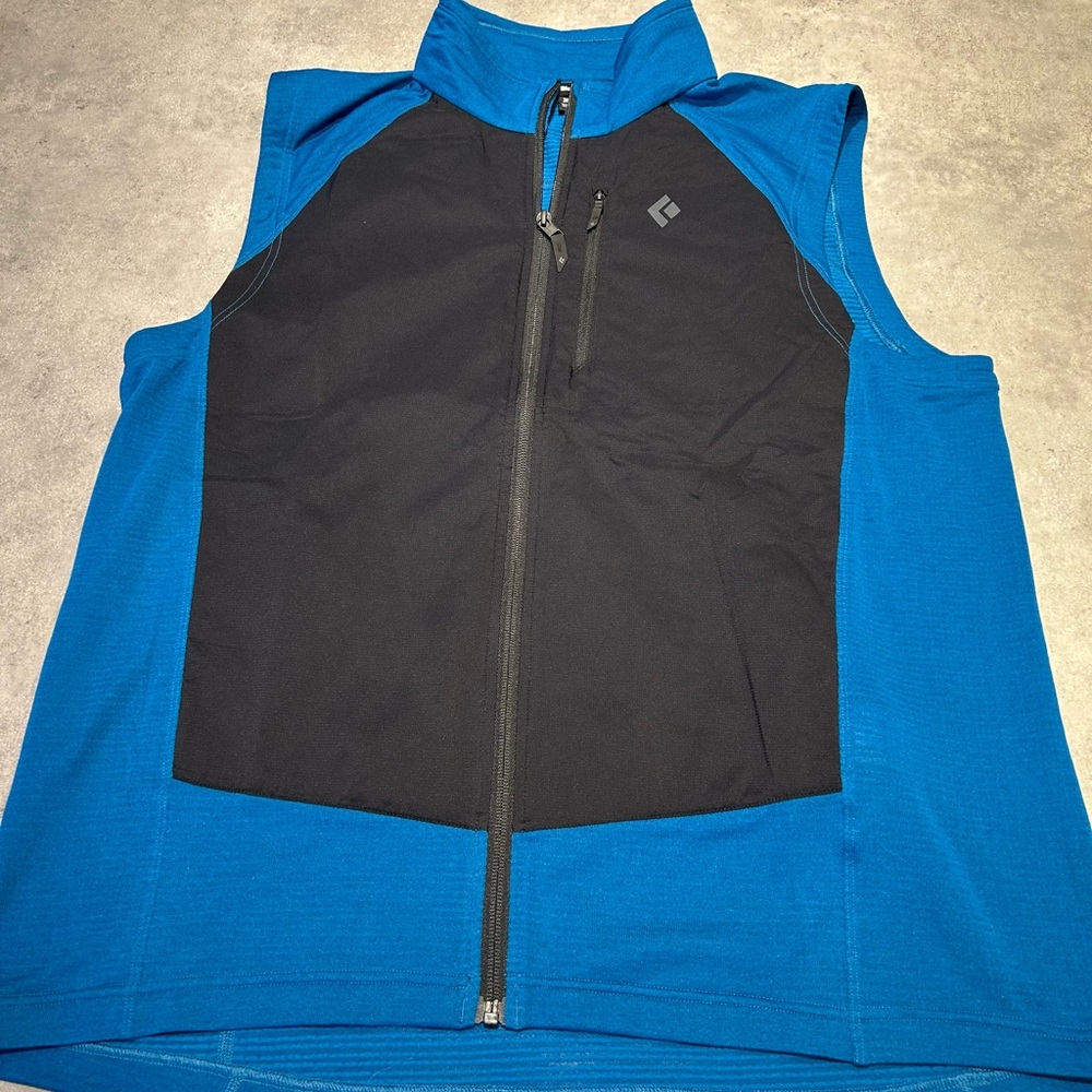 Black Diamond men’s Coefficient LT Hybrid Vest Kingfisher/Black